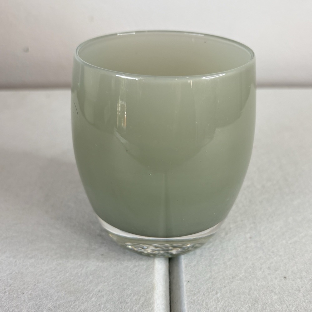 Glassybaby Wingman Candle Holder Votive 0306 Hand Blown Artisan Art Gift USA